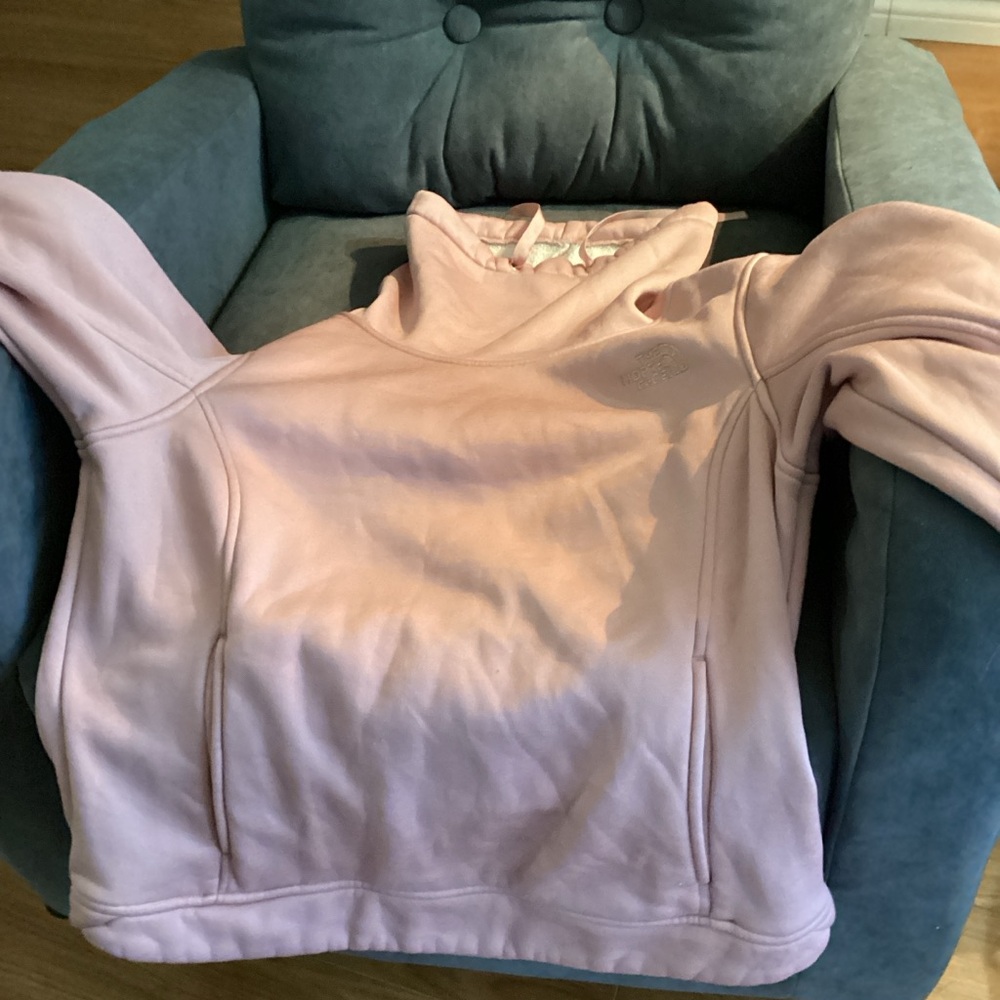 North Face sweatshirt pink size medium
